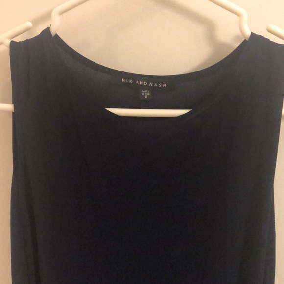 Blue and white summer dress. Good condition. - Picture 2 of 3